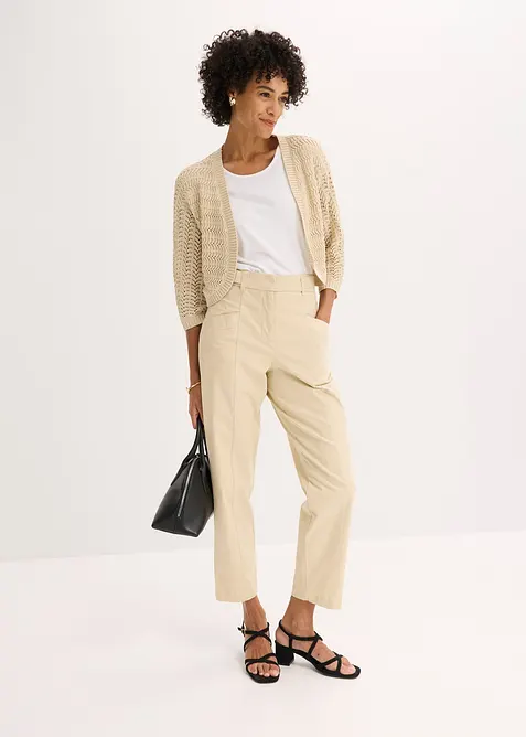 Bolerko s háčkovaným vzhledem, polodlouhý rukáv, bonprix