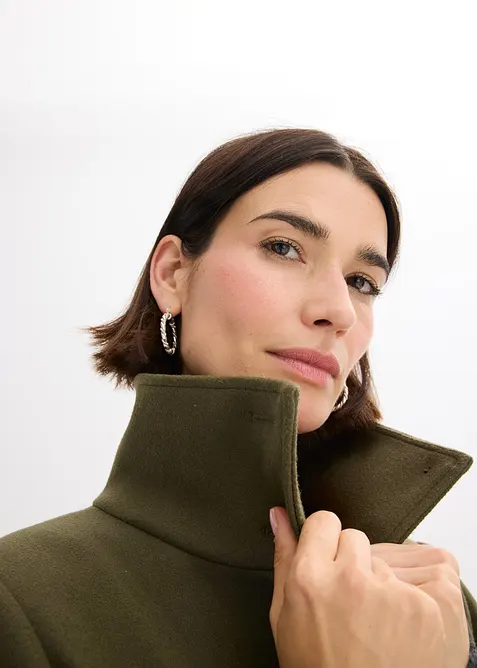 Kabát ve vlněném vzhledu, bonprix