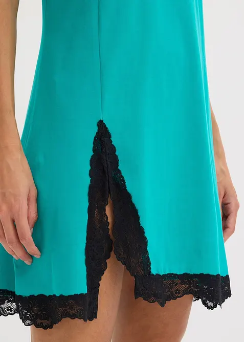 Krátká noční košile s jemnou krajkou, bonprix