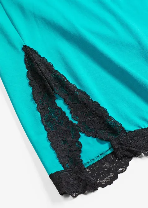 Krátká noční košile s jemnou krajkou, bonprix