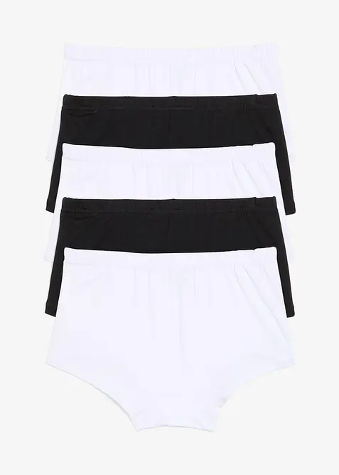 Bokové kalhotky s měkkou organickou bavlnou (5 ks v balení), bonprix