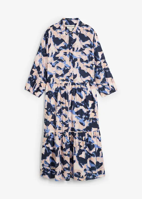 Tunikové šaty ze splývavé viskózy, bonprix