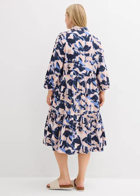 Tunikové šaty ze splývavé viskózy, bonprix