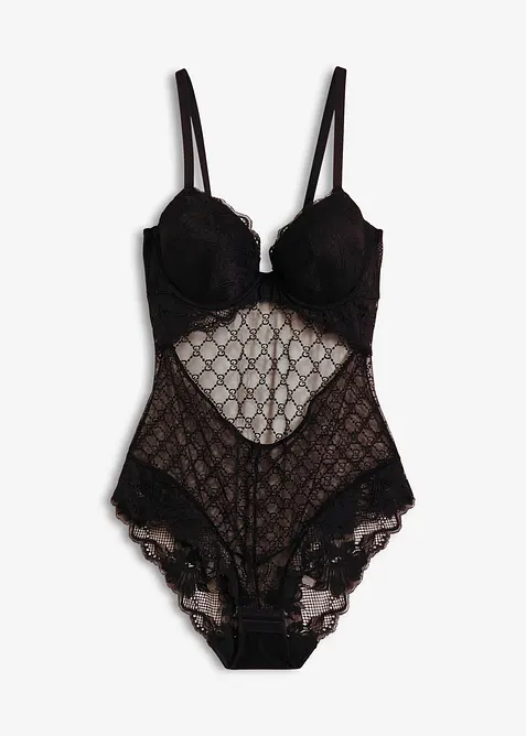 Body s ozdobnou síťovinou, bonprix