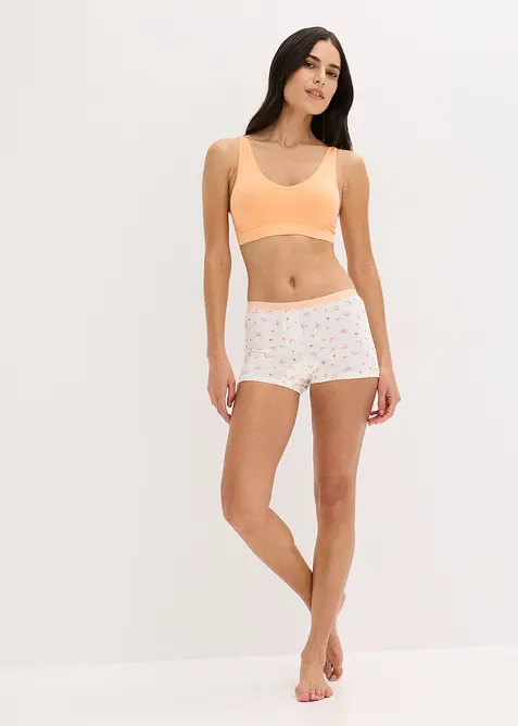 Dámské boxerky (4 ks v balení) s pohodlnou bavlnou, bonprix