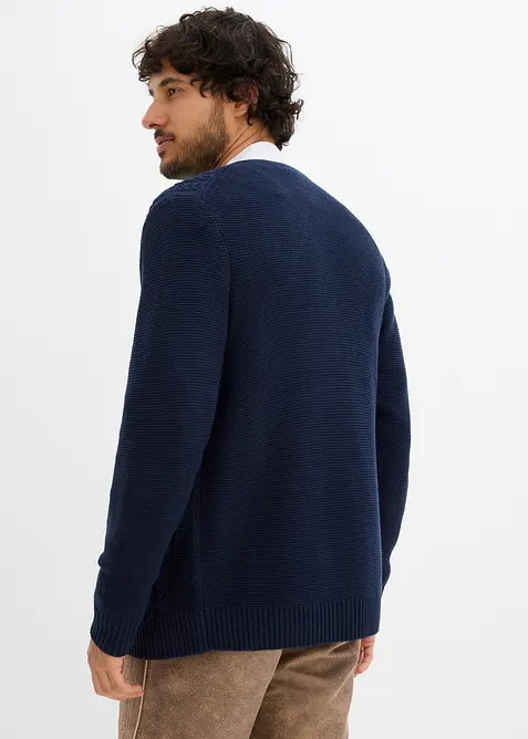 Krojový pletený kabátek, bonprix