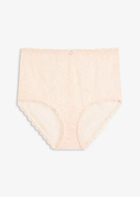 Vysoké kalhotky s květinovou krajkou, bonprix