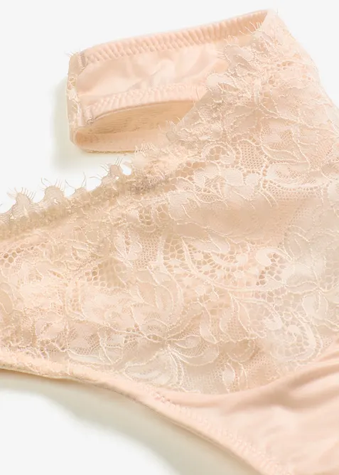 Kalhotky tanga s lesklým efektem, bonprix