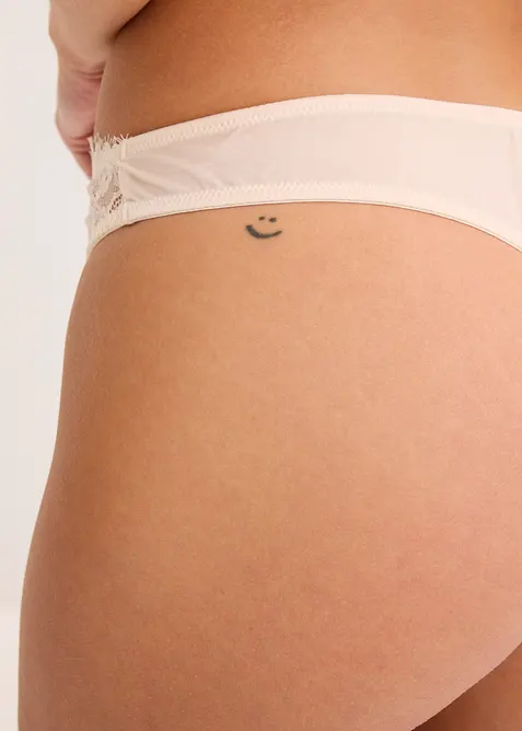 Kalhotky tanga s lesklým efektem, bonprix