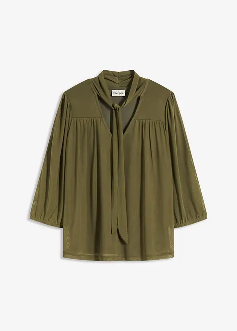 Tričko ze s&iacute;ťoviny, bonprix