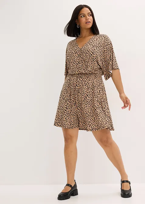 Žerzejové šaty z viskózové směsi, bonprix