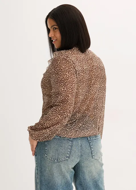 Triko ze s&iacute;ťoviny, bonprix