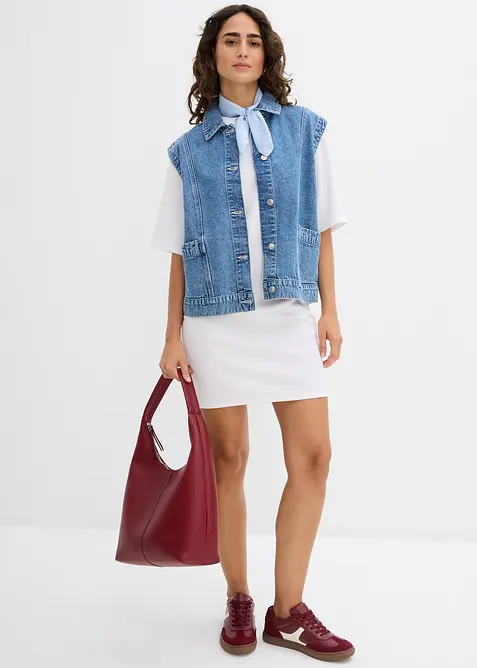 Široké úpletové šaty, bonprix