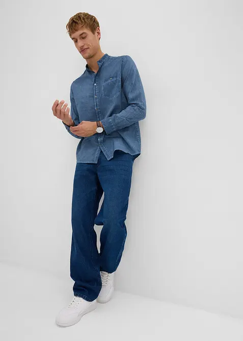 Košile s dlouhým rukávem, v sepraném vzhledu, bonprix