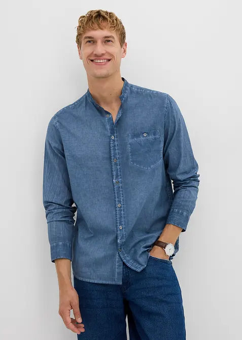 Košile s dlouhým rukávem, v sepraném vzhledu, bonprix