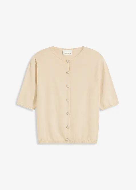 Kabátek z jemné pleteniny, z jemné směsi s viskózou, bonprix