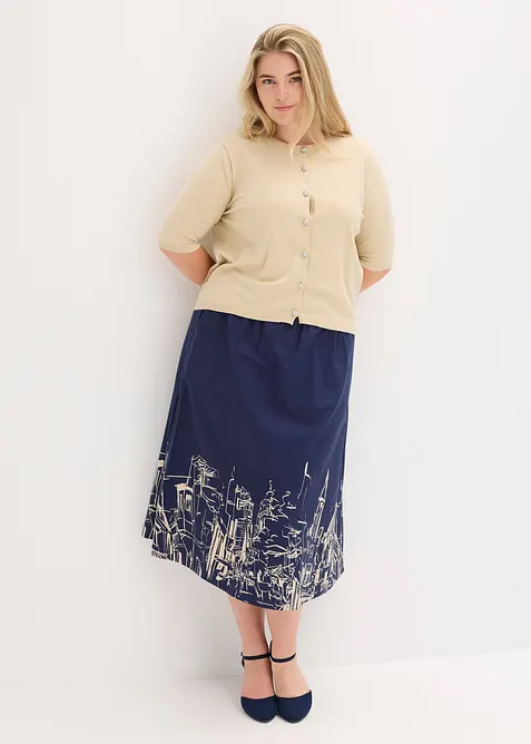 Kabátek z jemné pleteniny, z jemné směsi s viskózou, bonprix