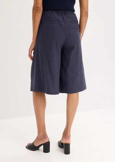 Bermudy se sklady v pase, bonprix