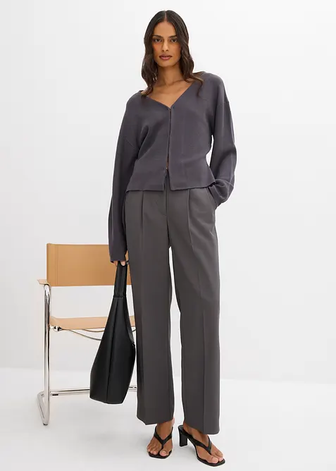 Pletený kabátek z viskózové směsi, bonprix