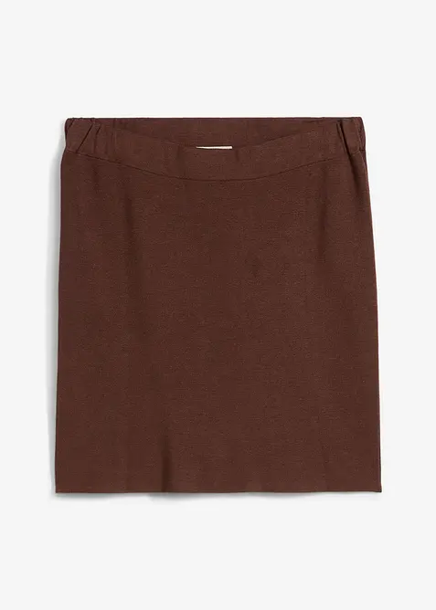 Pleten&aacute; sukně z visk&oacute;zov&eacute; směsi, bonprix