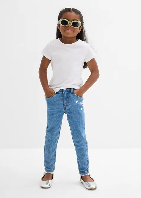 Boyfriend dž&iacute;ny, Mid Waist, bonprix