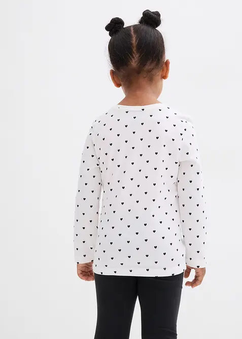 Triko s dlouhým rukávem, z čisté organické bavlny (3 ks v balení), bonprix