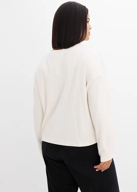 Triko s dlouh&yacute;m ruk&aacute;vem, z čist&eacute; bavlny, bonprix