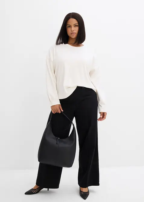 Triko s dlouh&yacute;m ruk&aacute;vem, z čist&eacute; bavlny, bonprix