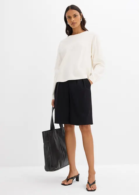 Triko s dlouh&yacute;m ruk&aacute;vem, z čist&eacute; bavlny, bonprix