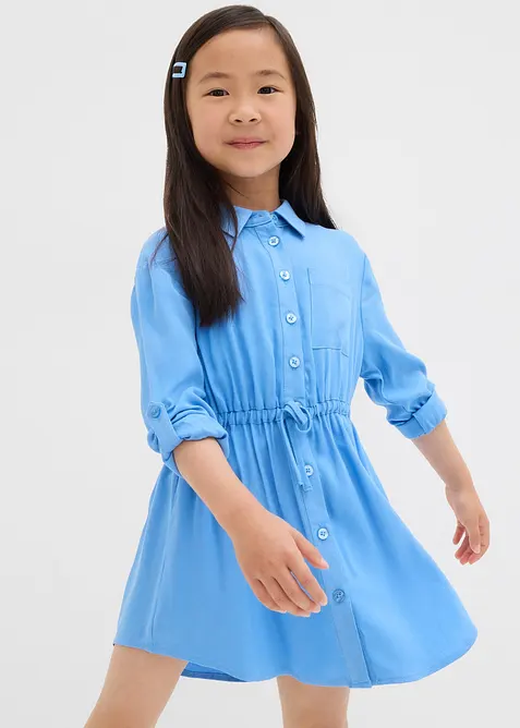 Halenkové šaty ze splývavé viskózy, bonprix