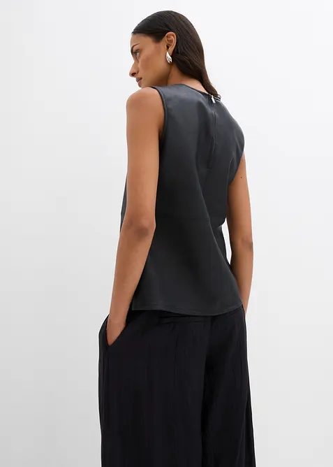 Top z umělé kůže, bonprix