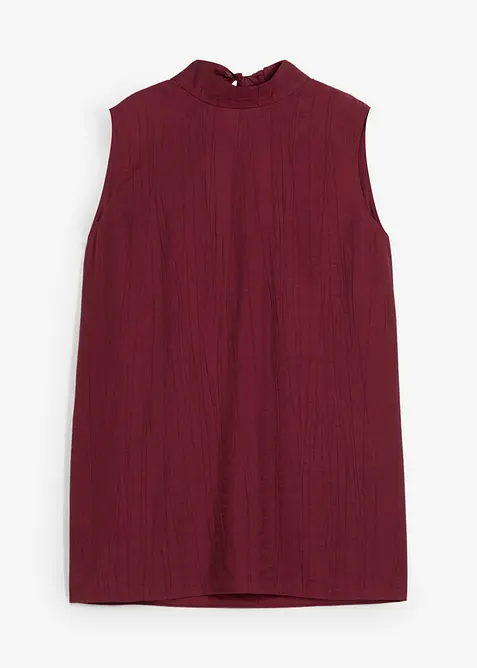 Dlouhý top ze strukturované viskózové směsi, bonprix