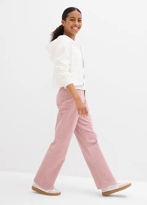 Mikina na zapínání s kapucí, z čisté organické bavlny, bonprix