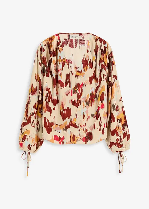 Tuniková halenka s metalickou přízí, bonprix