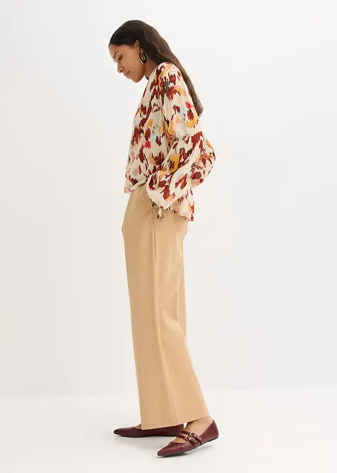 Tuniková halenka s metalickou přízí, bonprix