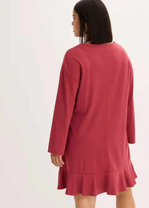 Krátké šaty s volánem, z Punto di Roma, bonprix