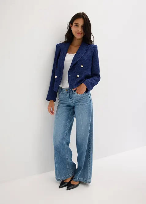 Krátký blejzr z měkkého buklé, bonprix