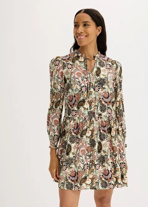 Tunikové šaty s potiskem, bonprix