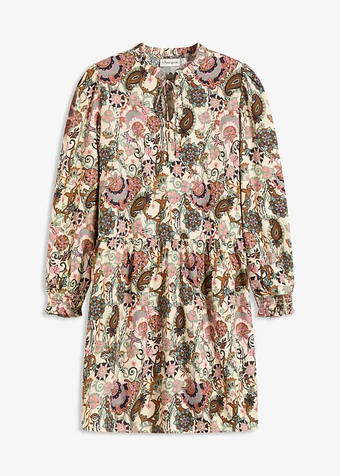 Tunikové šaty s potiskem, bonprix