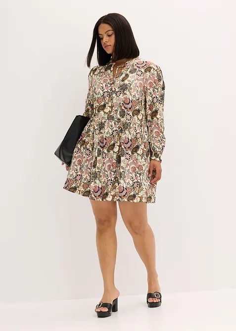 Tunikové šaty s potiskem, bonprix