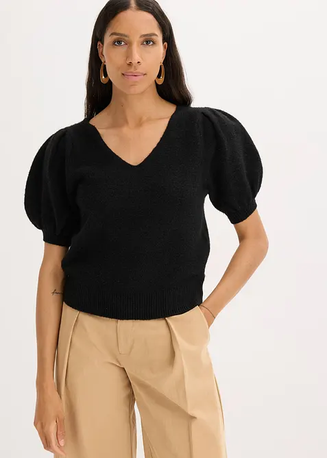 Svetr s krátkým rukávem, bonprix