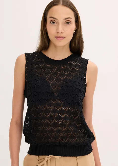 Ažurový top, bonprix