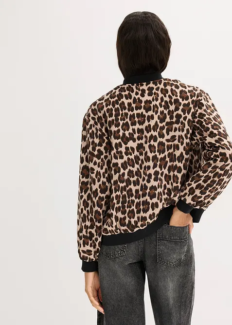 Bluzon ze splývavého saténu, bonprix