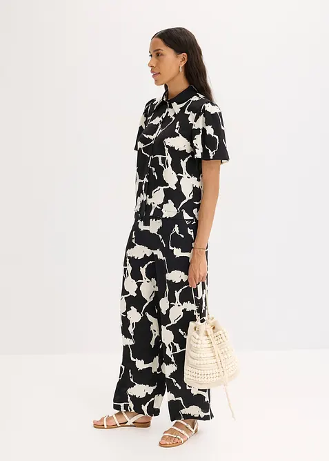 Halenka ze splývavého saténu, bonprix