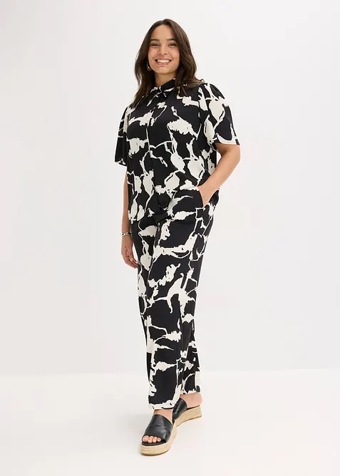 Halenka ze splývavého saténu, bonprix