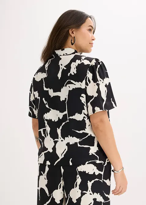 Halenka ze splývavého saténu, bonprix