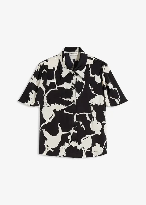 Halenka ze splývavého saténu, bonprix