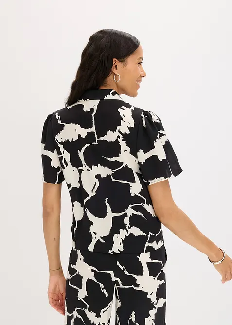 Halenka ze splývavého saténu, bonprix