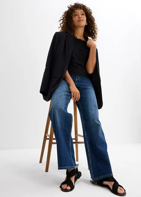 Dž&iacute;ny Straight, Mid Waist, bonprix