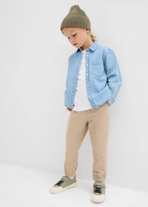 Džínová košile z čisté organické bavlny, bonprix